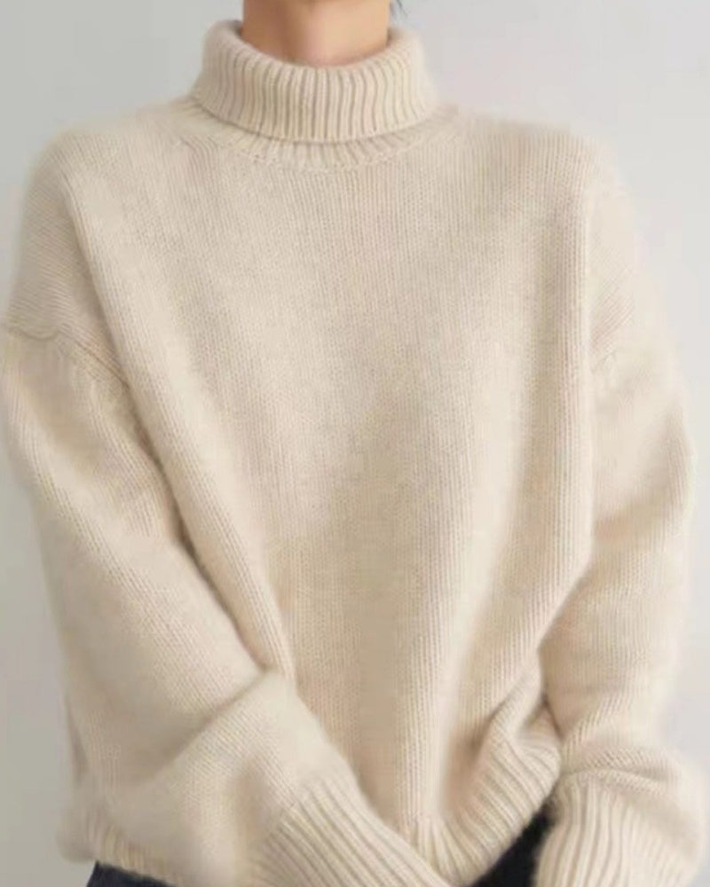 Additional view 05 of Women's Knit Knit Turtleneck in an available colour — Ardovena Girona