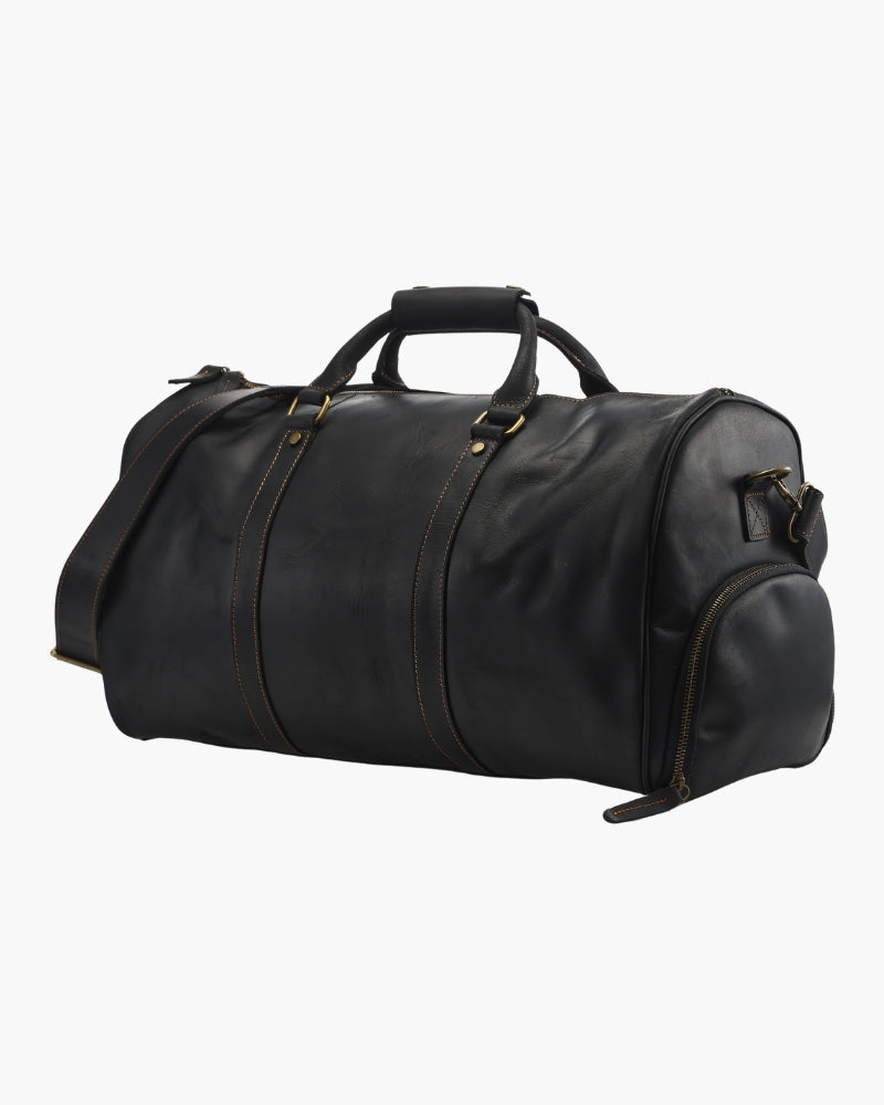 Additional view 07 of Unisex Leather Leather Duffle in an available colour — Ardovena Girona