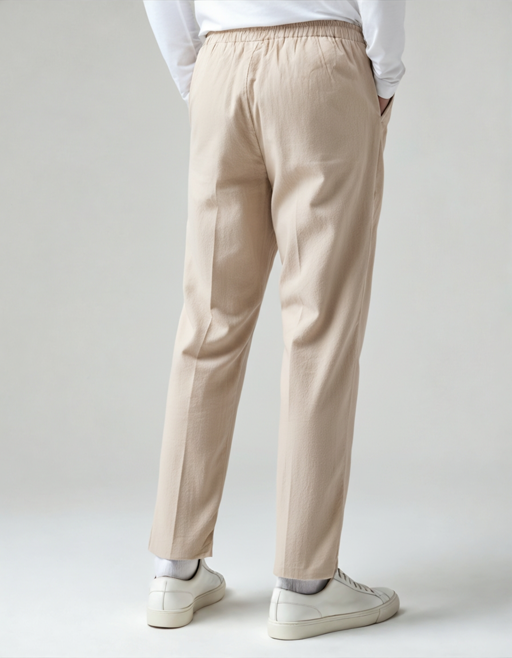 Additional view 04 of Men's Linen Linen Trousers in an available colour — Ardovena Girona