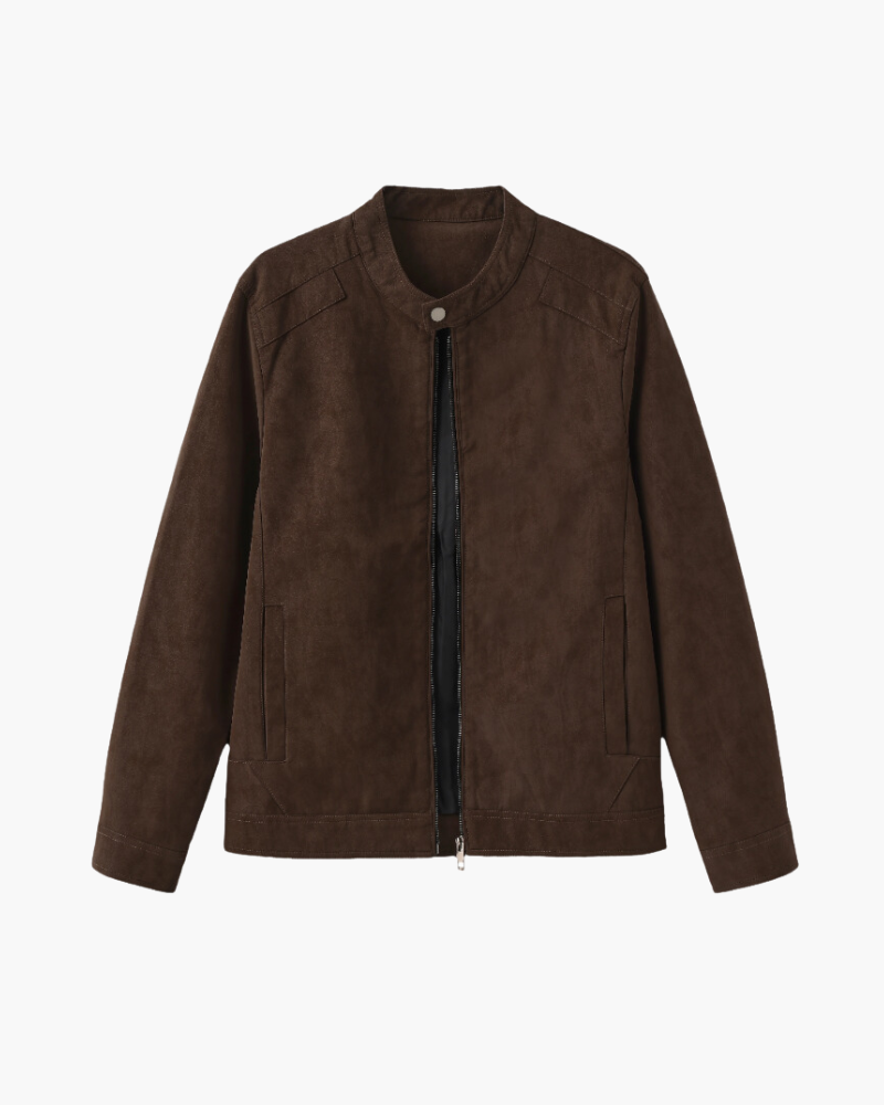 Additional view 06 of Men's Suede Suede Leather Jacket in an available colour — Ardovena Girona
