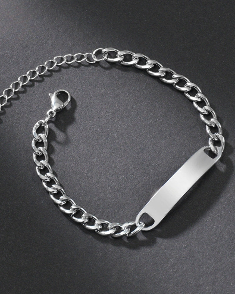 Additional view 04 of Men's Chain Bracelet in an available colour — Ardovena Lucca