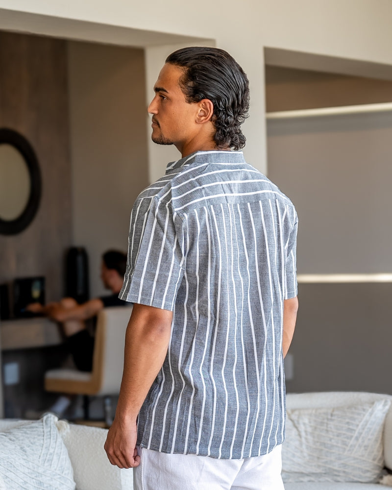 Additional view 10 of Men's Cotton Cotton Sailor Polo in an available colour — Ardovena Lucca