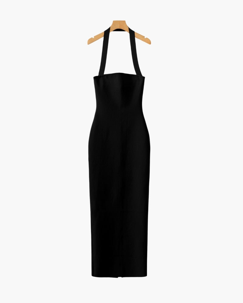 Additional view 07 of Women's Halter-Neck Maxi Dress in an available colour — Ardovena Lucca