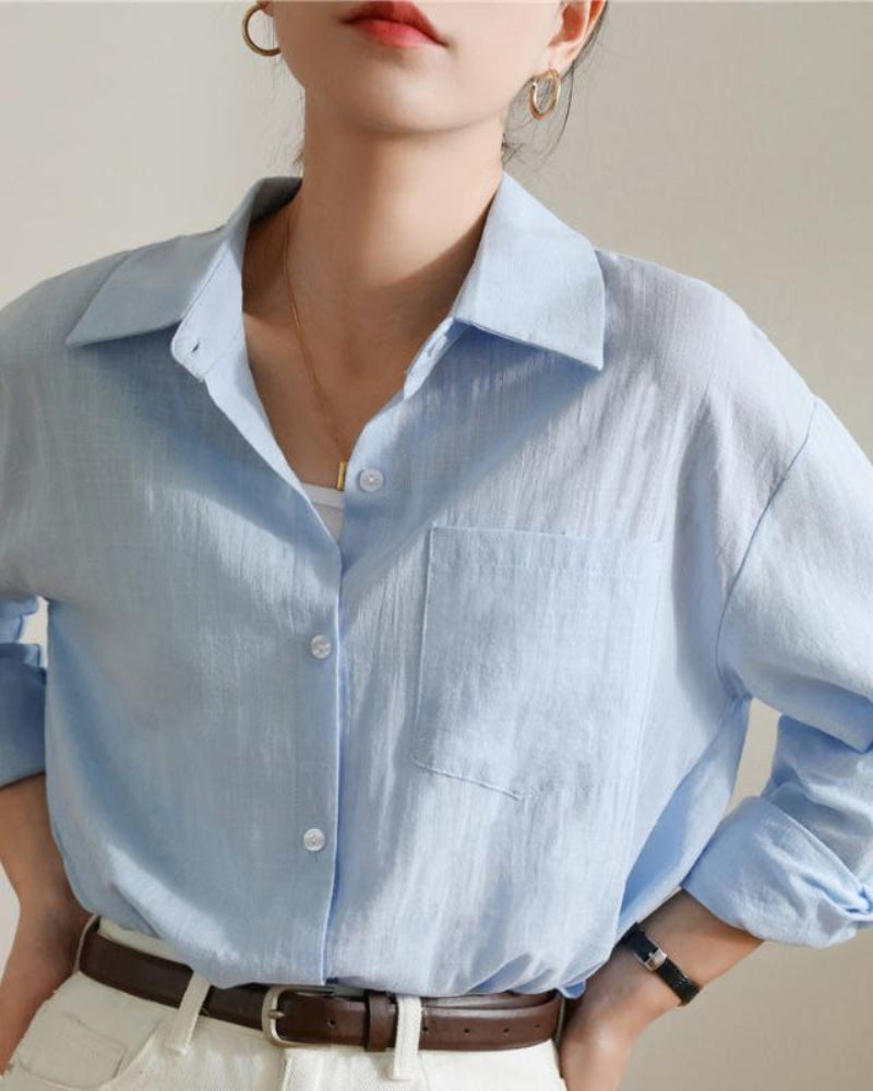 Women's Linen Linen Shirt in an available colour — Ardovena Lucca, main product view