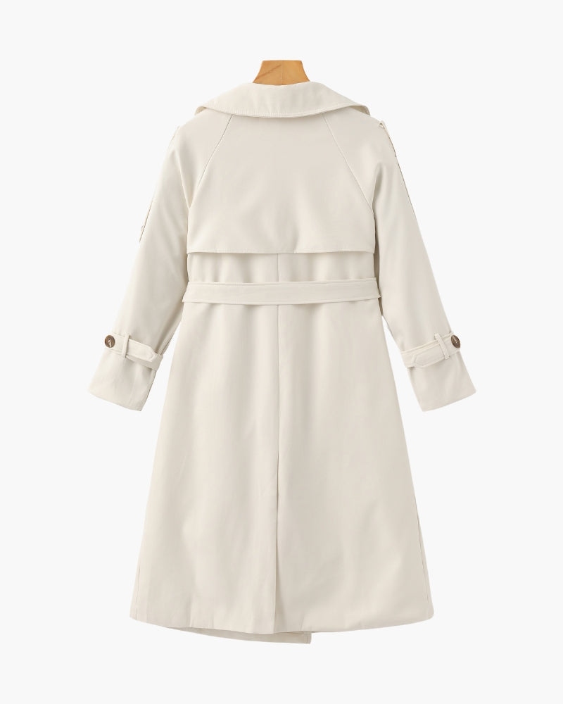 Back view of Women's Trench in an available colour — Ardovena Lucca