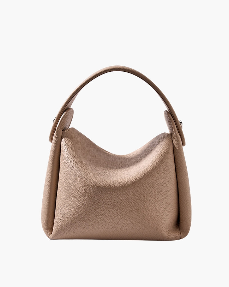 Back view of Women's Leather Leather Handbag in an available colour — Ardovena Menorca