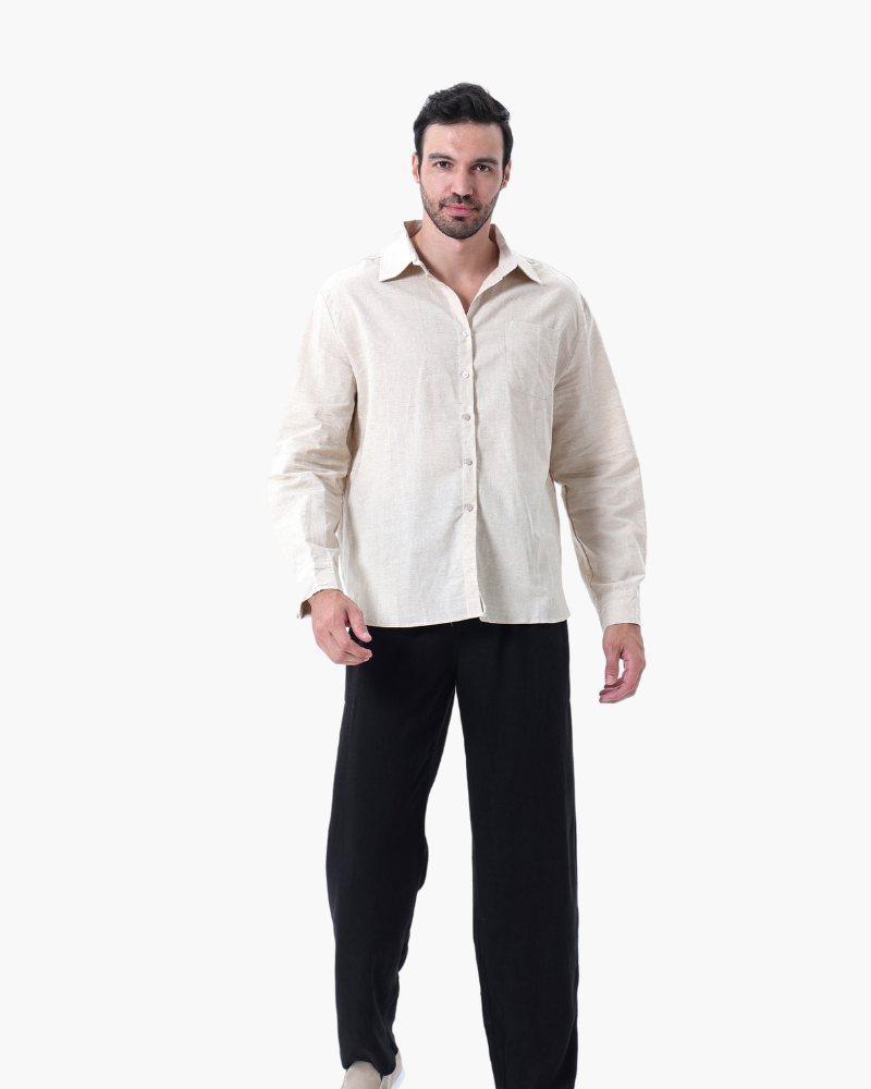 Additional view 06 of Men's Linen Linen Set in the colour shown — Ardovena Menorca