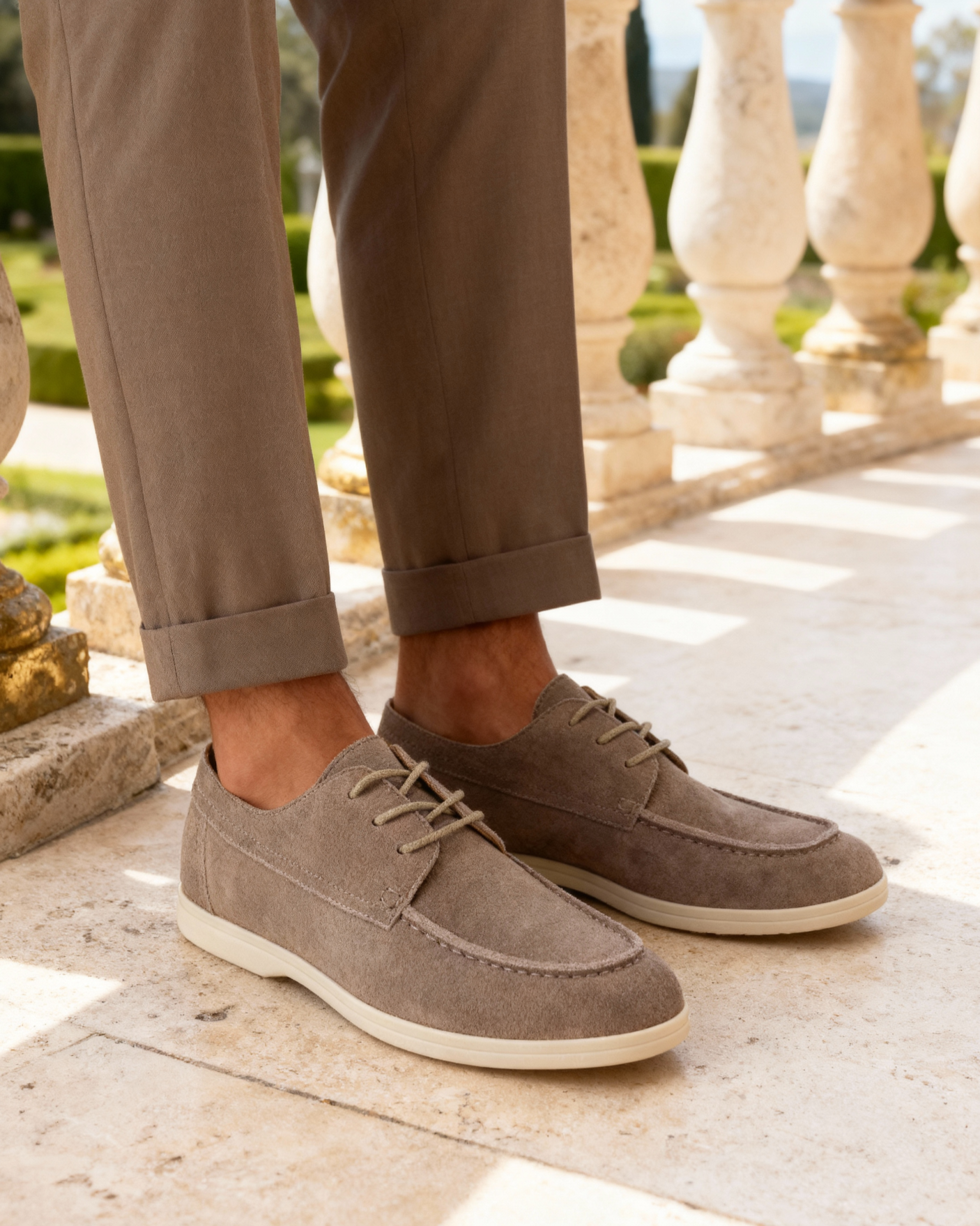 Men's Suede Suede Lace Shoes in an available colour — Ardovena Menorca, main product view