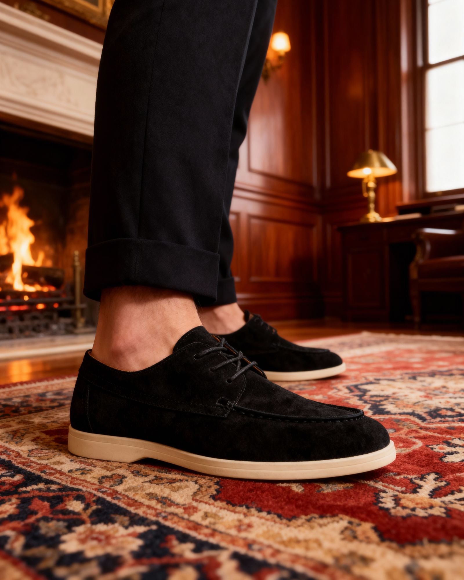 Additional view 11 of Men's Suede Suede Lace Shoes in an available colour — Ardovena Menorca