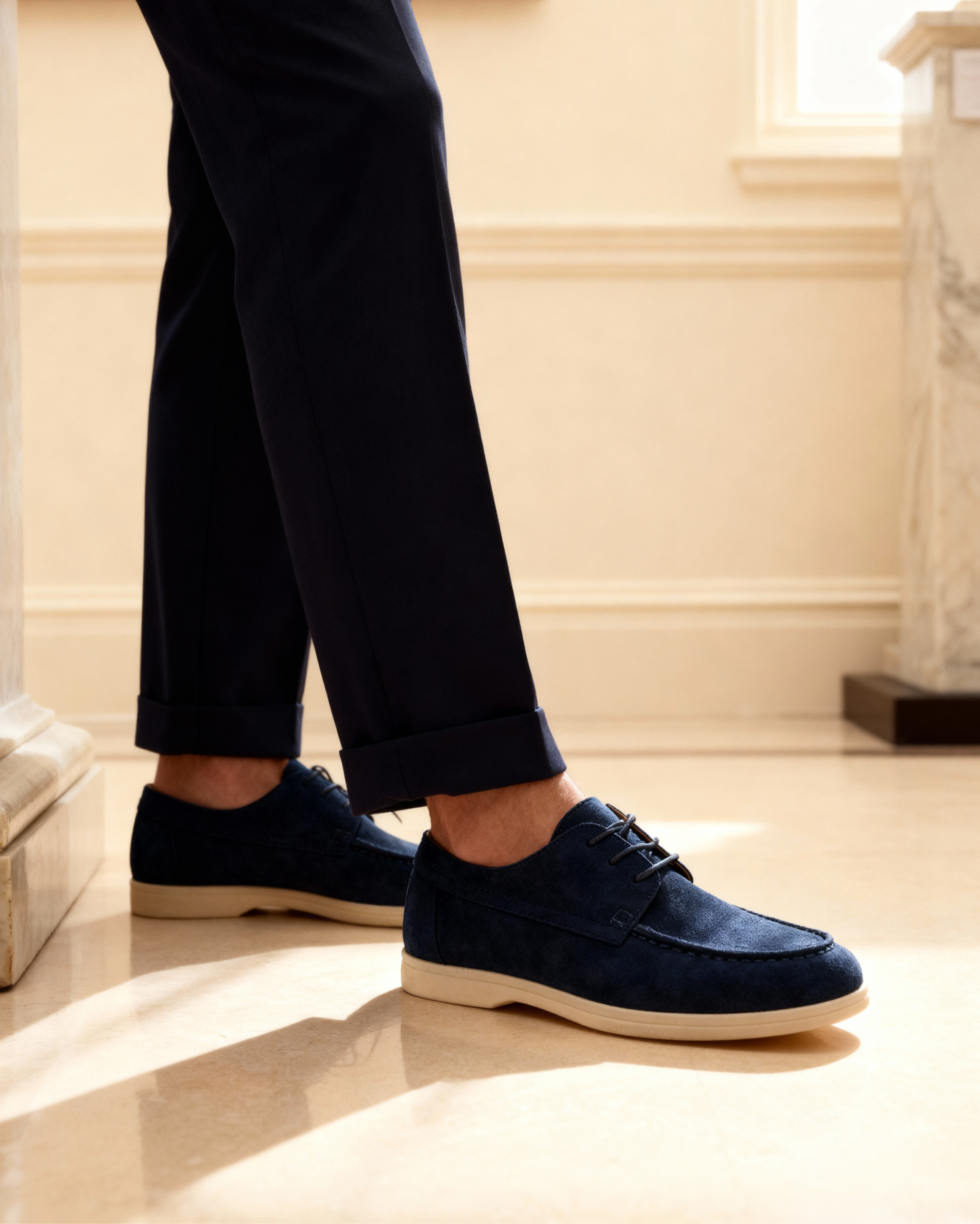 Additional view 16 of Men's Suede Suede Lace Shoes in an available colour — Ardovena Menorca