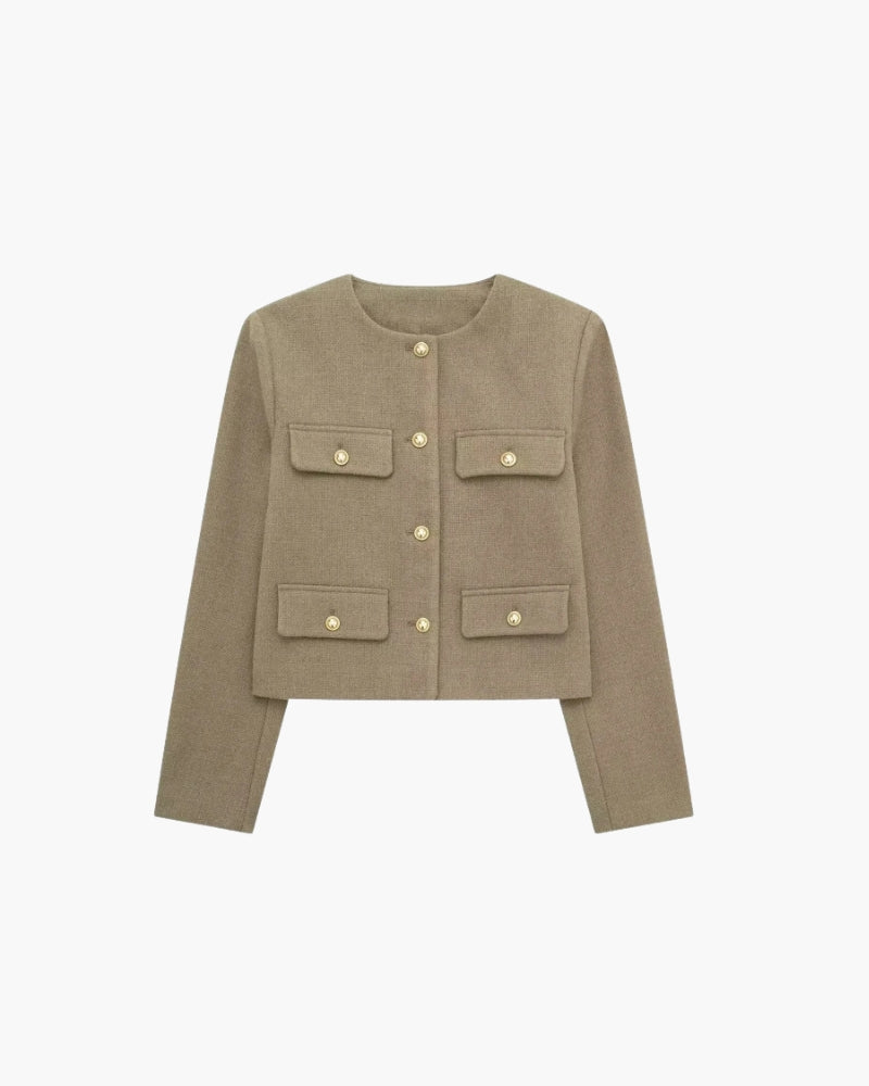 Women's Crop Blazer Jacket in an available colour — Ardovena Otranto, main product view