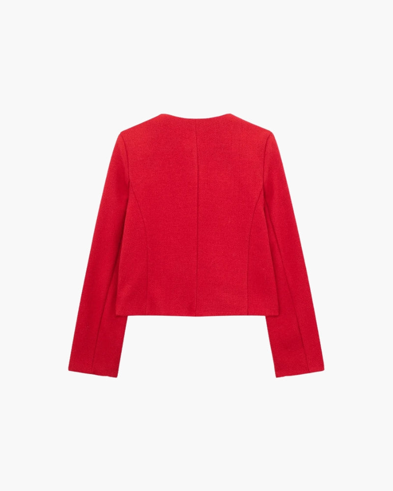 Additional view 05 of Women's Crop Blazer Jacket in an available colour — Ardovena Otranto