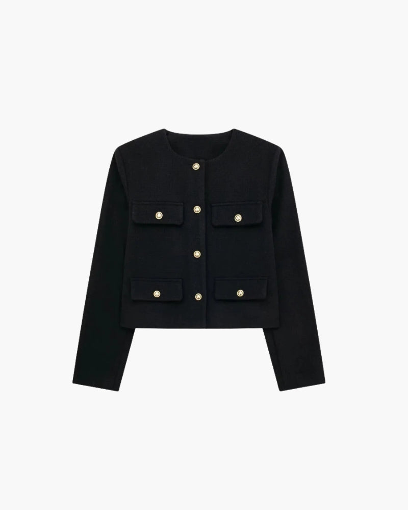Additional view 07 of Women's Crop Blazer Jacket in an available colour — Ardovena Otranto