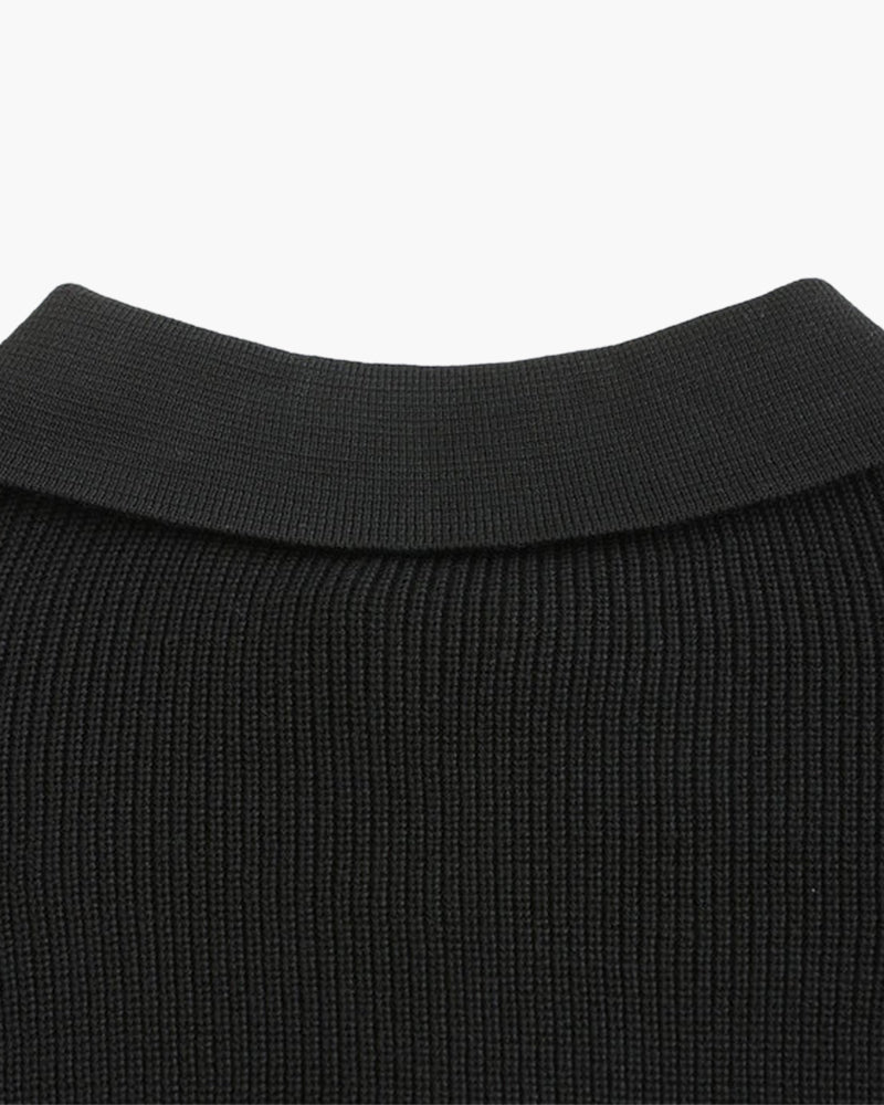 Additional view 04 of Men's Knit Half-zip Sweater in an available colour — Ardovena Otranto