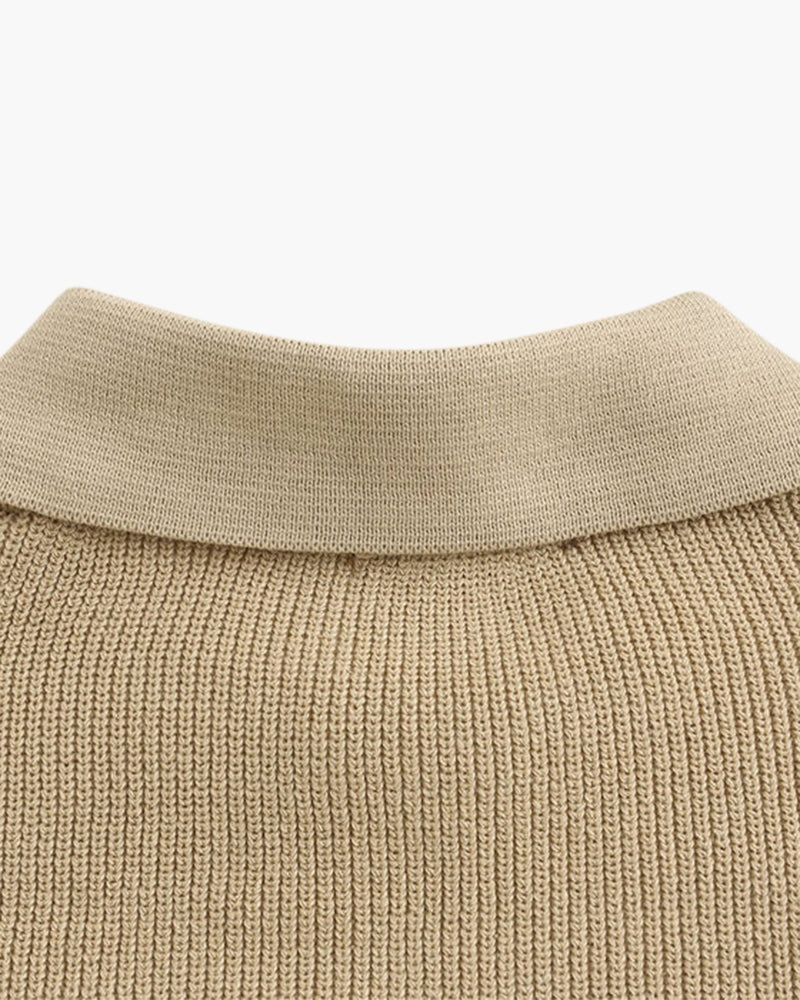 Additional view 15 of Men's Knit Half-zip Sweater in an available colour — Ardovena Otranto