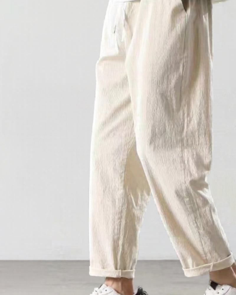 Back view of Men's Lounge Trousers in an available colour — Ardovena Otranto