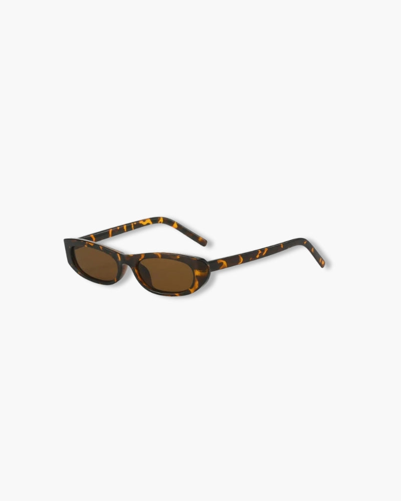 Close-up of material and construction details on women's Oval Sunglasses — Ardovena Otranto