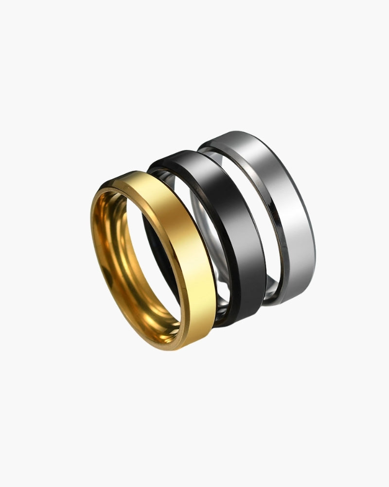 Additional view 04 of Men's Steel Ring in an available colour — Ardovena Positano