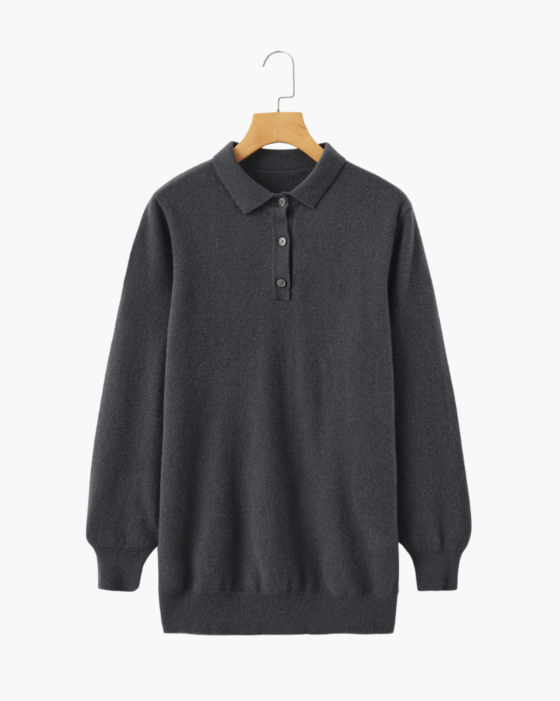 Additional view 16 of Men's Knit Cashmere Polo in an available colour — Ardovena Ravenna