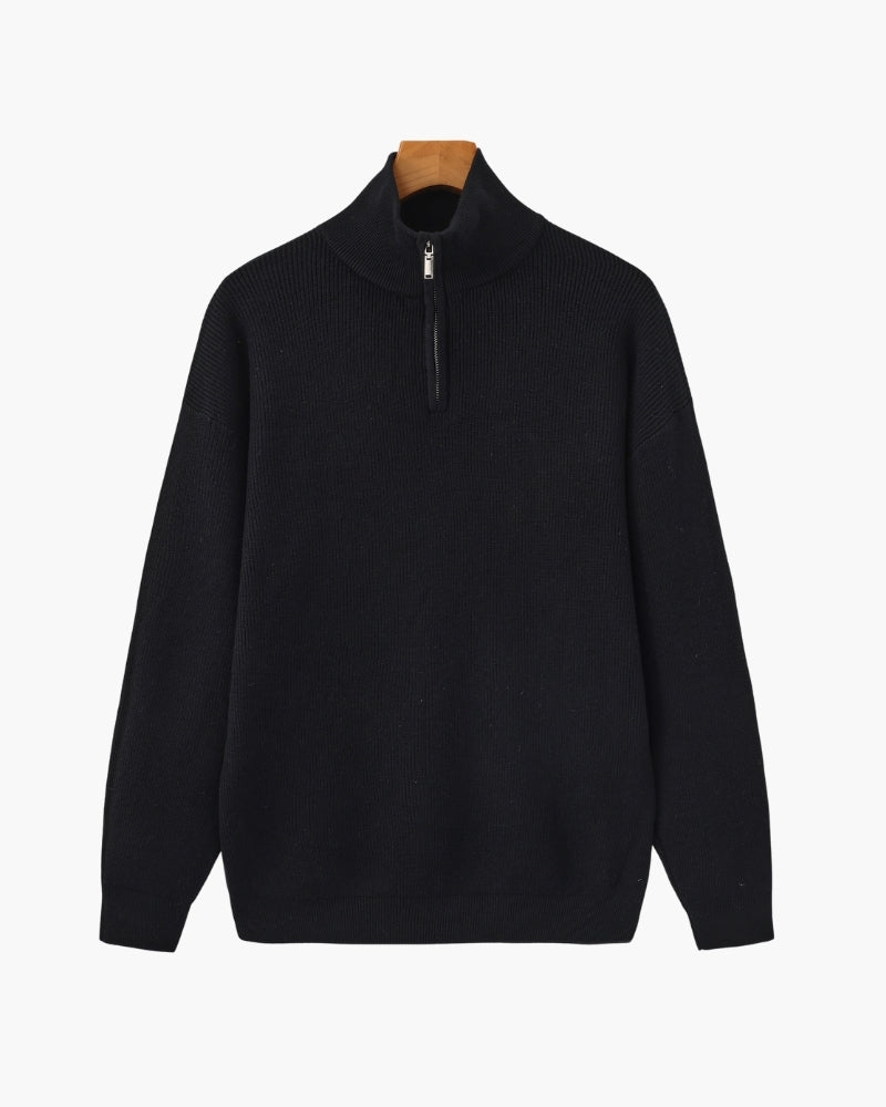 Men's Knit Half-zip Knit Pullover in an available colour — Ardovena Ravenna, main product view
