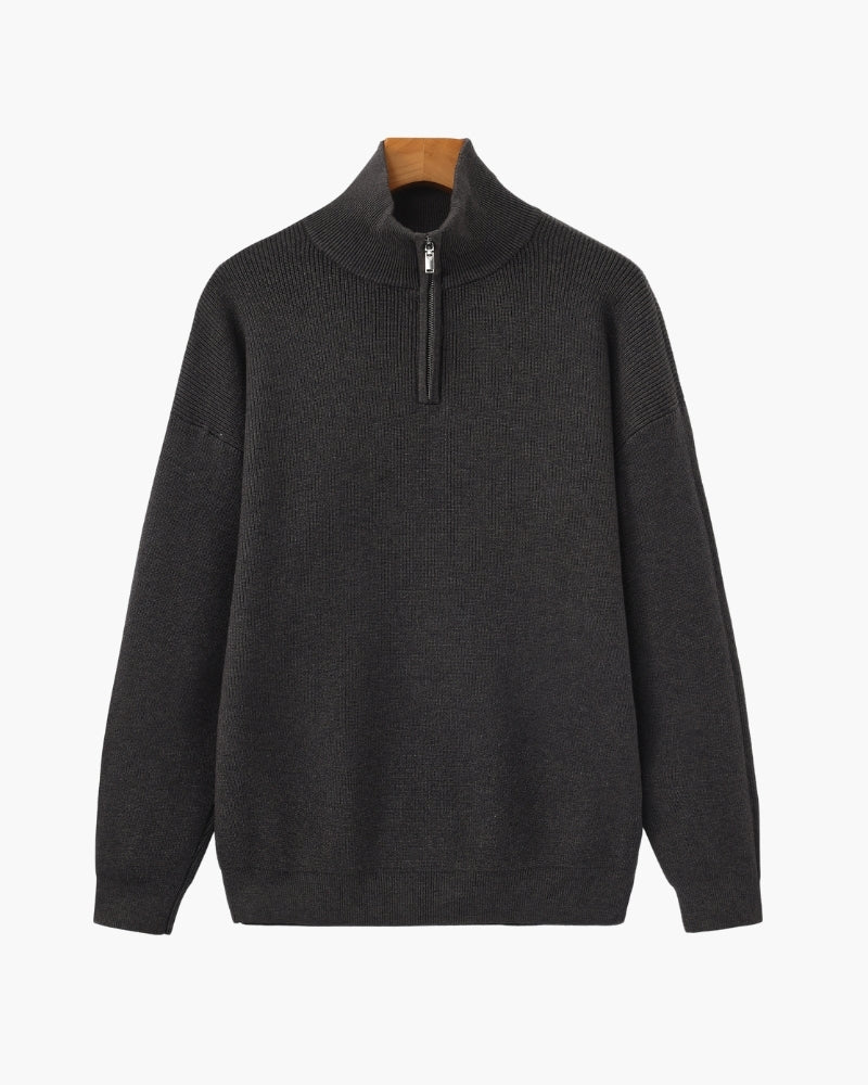 Additional view 18 of Men's Knit Half-zip Knit Pullover in an available colour — Ardovena Ravenna