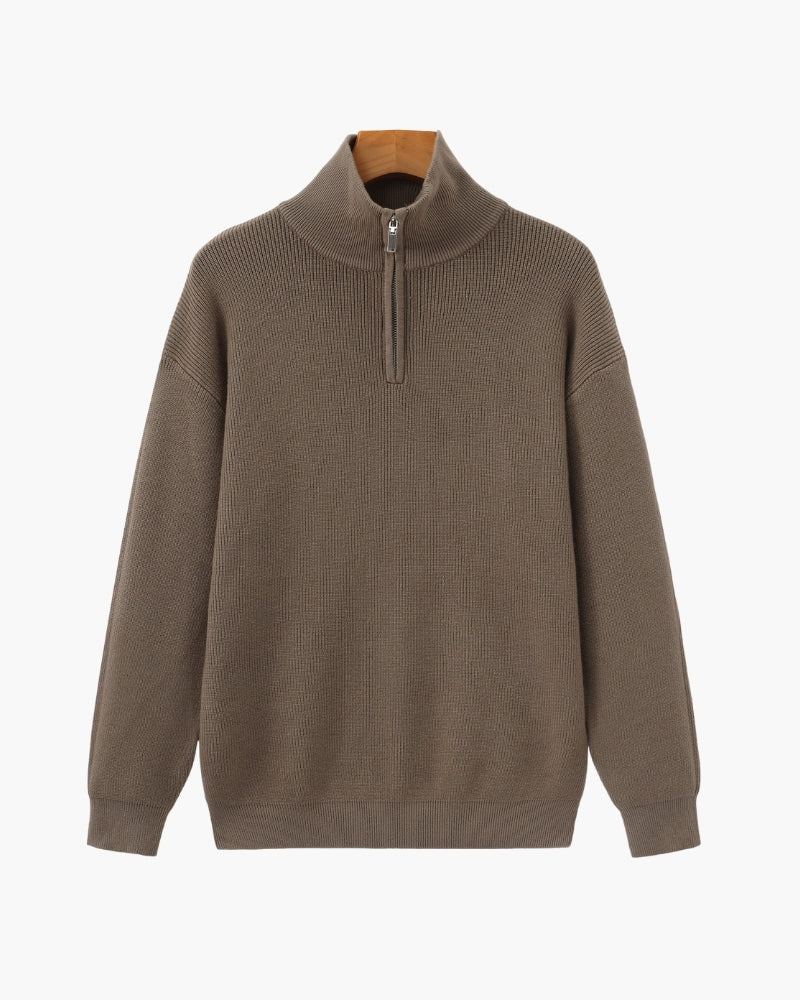 Additional view 25 of Men's Knit Half-zip Knit Pullover in an available colour — Ardovena Ravenna