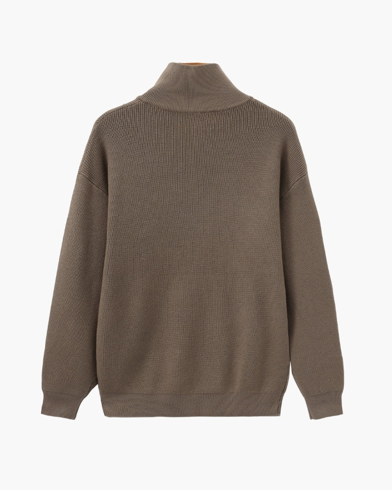 Additional view 26 of Men's Knit Half-zip Knit Pullover in an available colour — Ardovena Ravenna