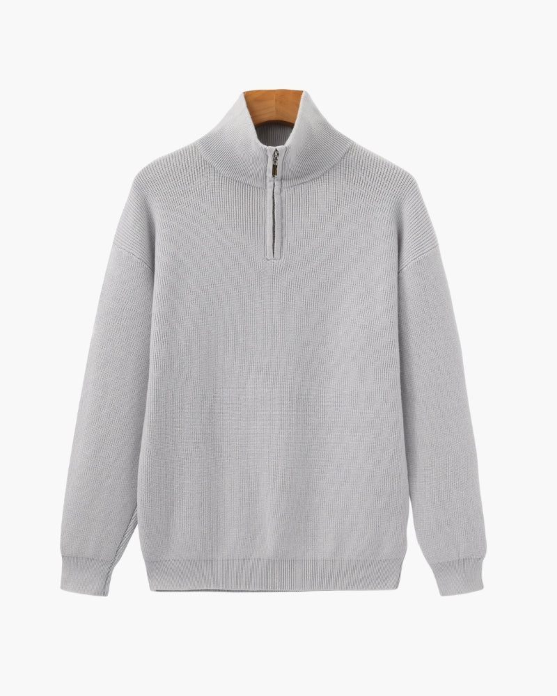 Additional view 34 of Men's Knit Half-zip Knit Pullover in an available colour — Ardovena Ravenna