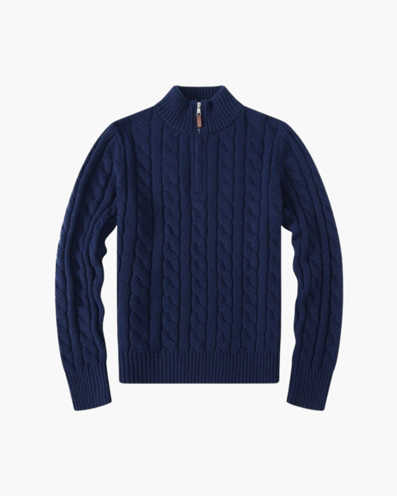 Additional view 04 of Women's Knit Half-zip Sweater in an available colour — Ardovena Ravenna