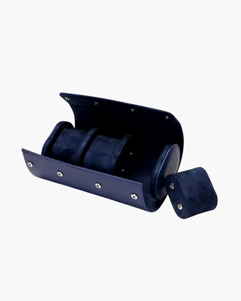 Back view of Men's Leather Leather Watch Holder in an available colour — Ardovena Ravenna