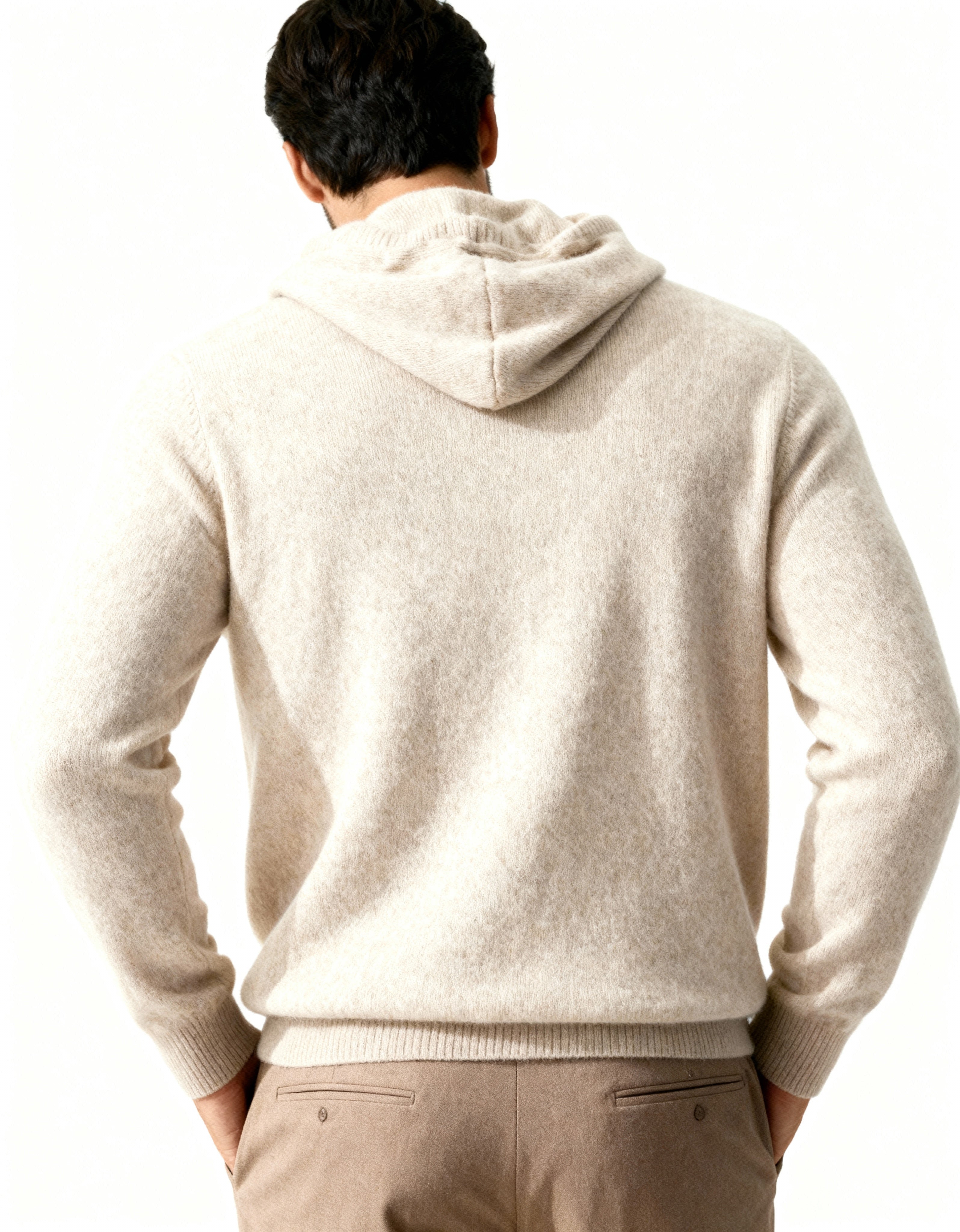 Additional view 09 of Men's Knit Cashmere Hoodie in an available colour — Ardovena Sintra