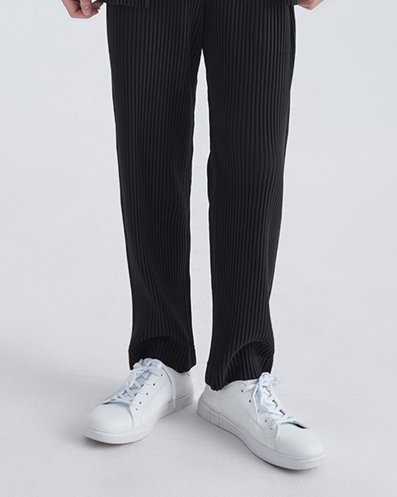 Back view of Men's Cotton Ribbed Cotton Trousers in an available colour — Ardovena Sintra