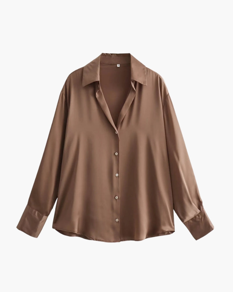 Close-up of material and construction details on women's Shirt — Ardovena Sintra