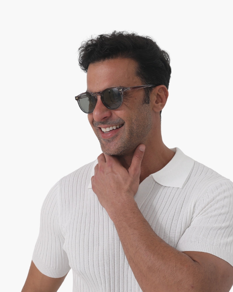 Back view of Unisex Sunglasses Polarised in an available colour — Ardovena Sintra