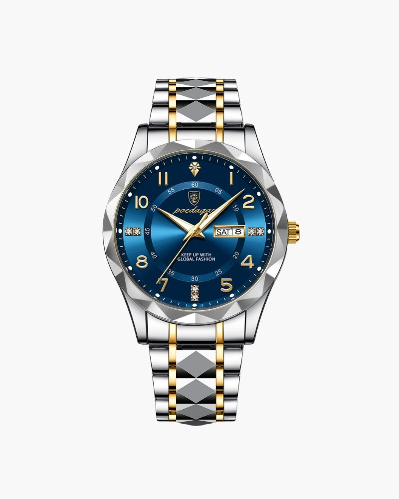 Men's Two-Tone Steel Watch in Gold — Ardovena Sintra, main product view