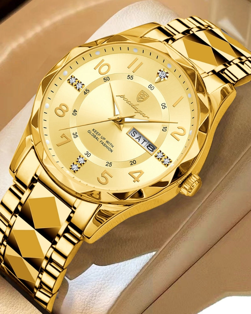 Additional view 05 of Men's Two-Tone Steel Watch in Gold — Ardovena Sintra