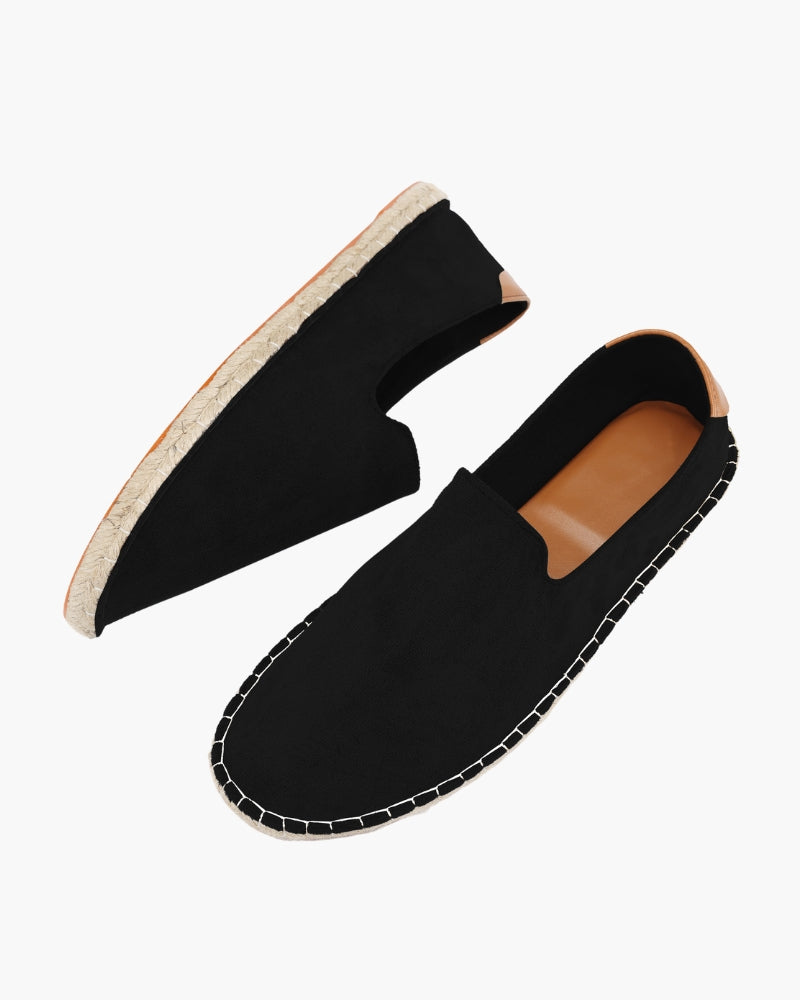 Back view of Men's Knit Knit Espadrilles in an available colour — Ardovena Split