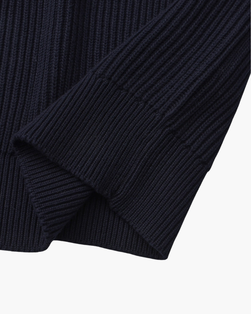 Additional view 05 of Men's Knit Rib-Knit Crewneck in an available colour — Ardovena Split