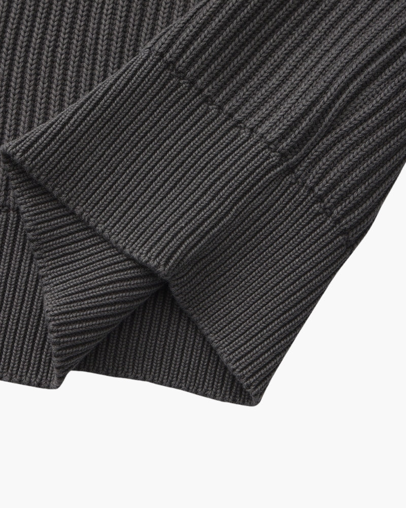 Additional view 13 of Men's Knit Rib-Knit Crewneck in an available colour — Ardovena Split