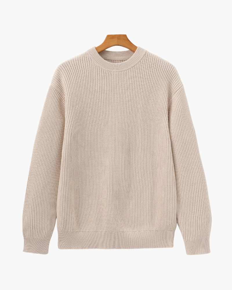 Additional view 15 of Men's Knit Rib-Knit Crewneck in an available colour — Ardovena Split