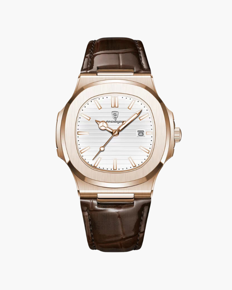 Additional view 04 of Men's Leather Leather Watch in an available colour — Ardovena Tavira
