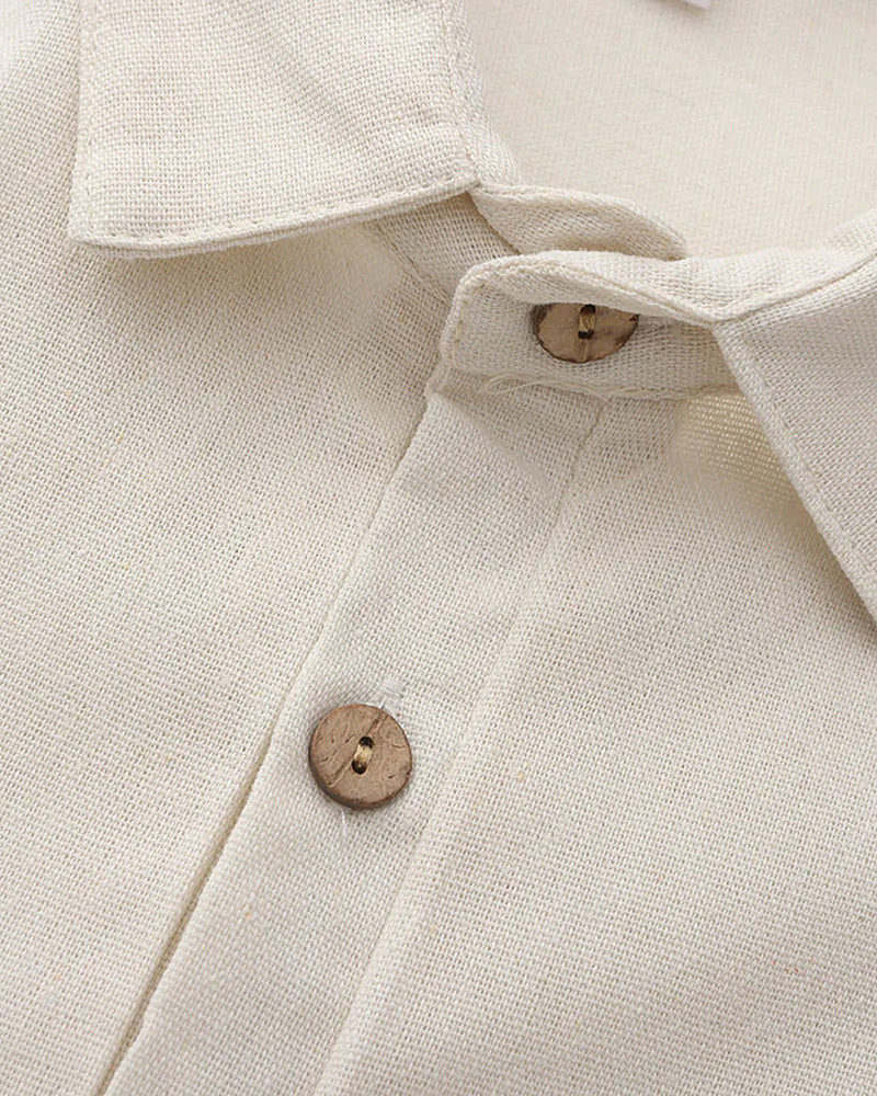 Additional view 04 of Men's Linen Linen Polo in an available colour — Ardovena Tavira