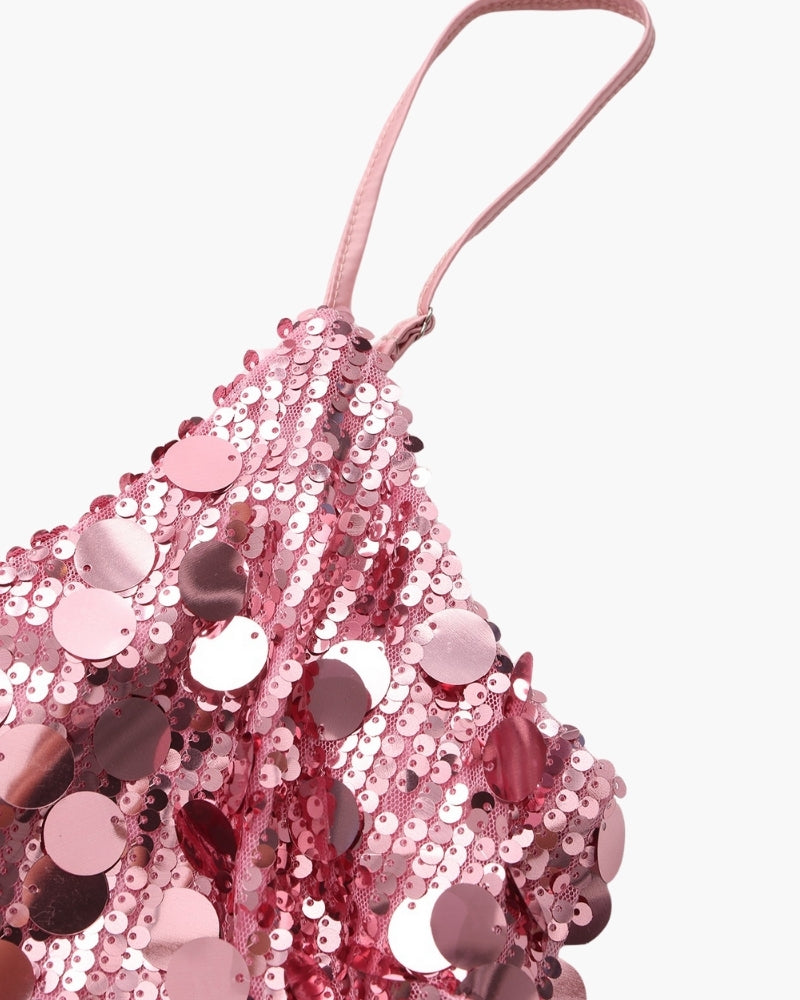 Additional view 05 of Women's Sequin Party Mini Dress in an available colour — Ardovena Tavira