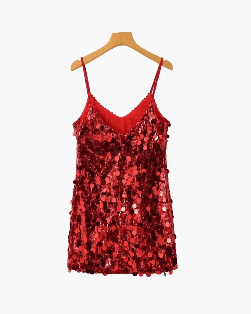 Additional view 09 of Women's Sequin Party Mini Dress in an available colour — Ardovena Tavira